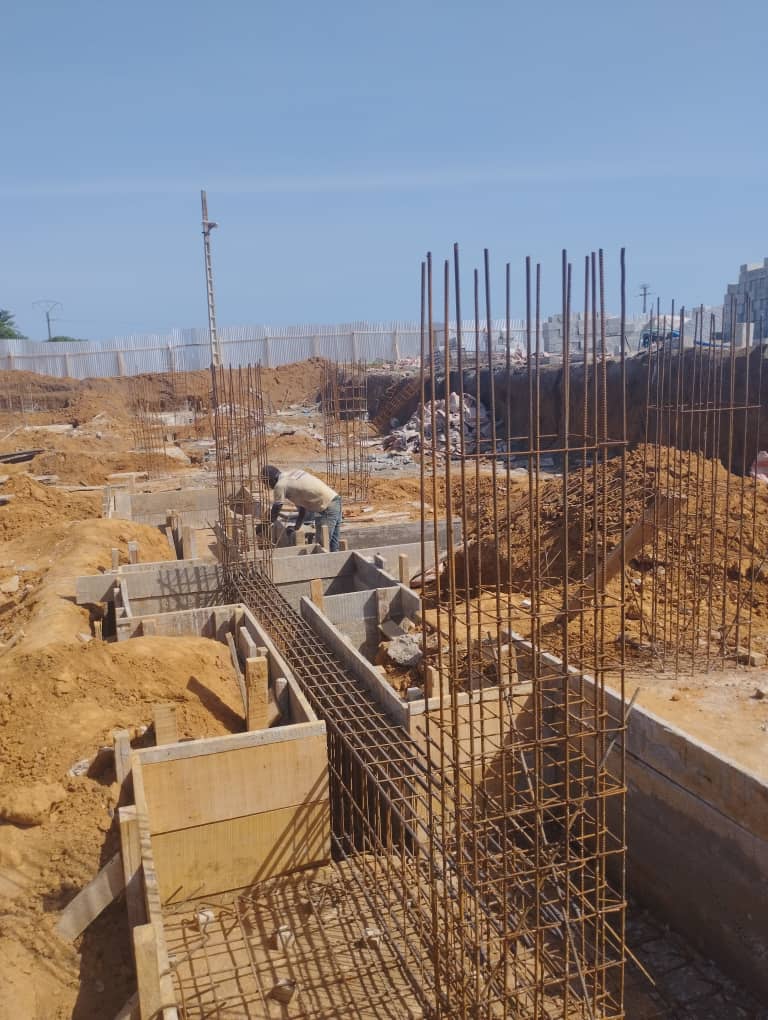 Suivi et contrôle des travaux de SCI AGODOU à Bingerville Bâtiment R+3