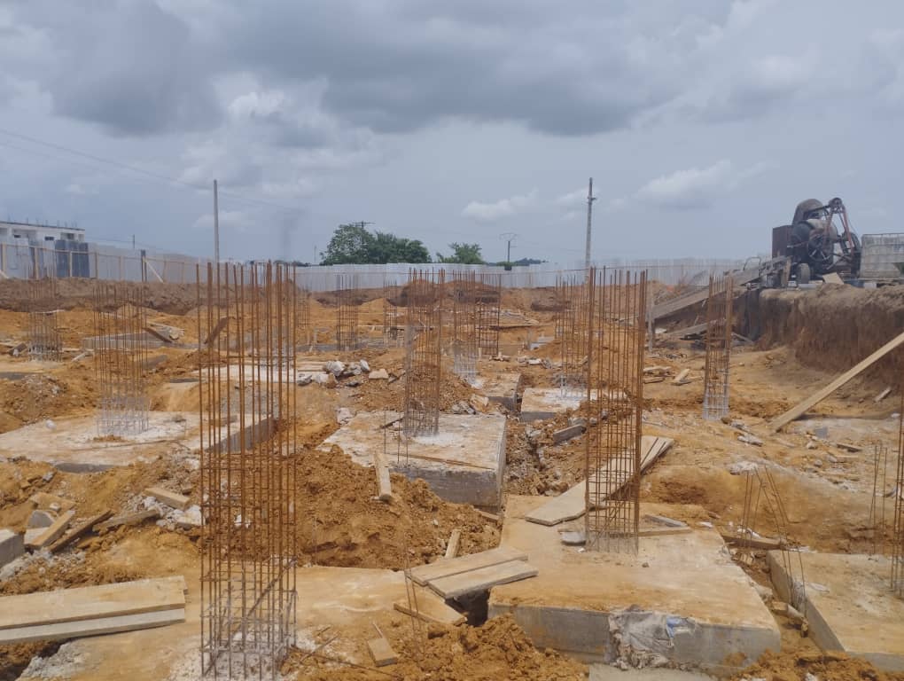 Suivi et contrôle des travaux de SCI AGODOU à Bingerville _ Bâtiment R+3
